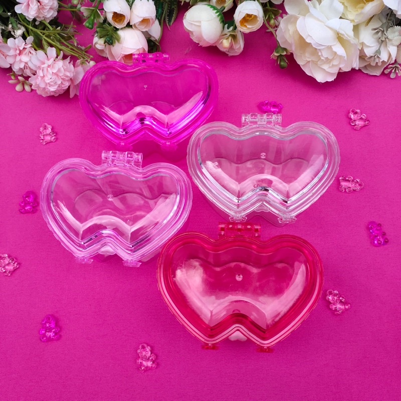 Tiny Mini heart Box / Tempat penyimpanan bentuk HATI LOVE HEART