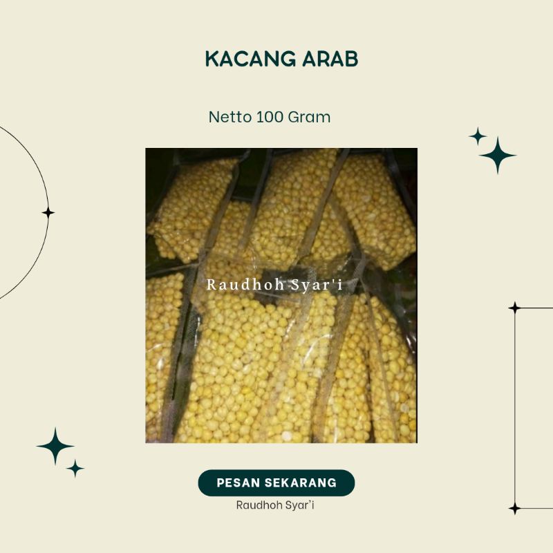 

KACANG ARAB 100 GRAM