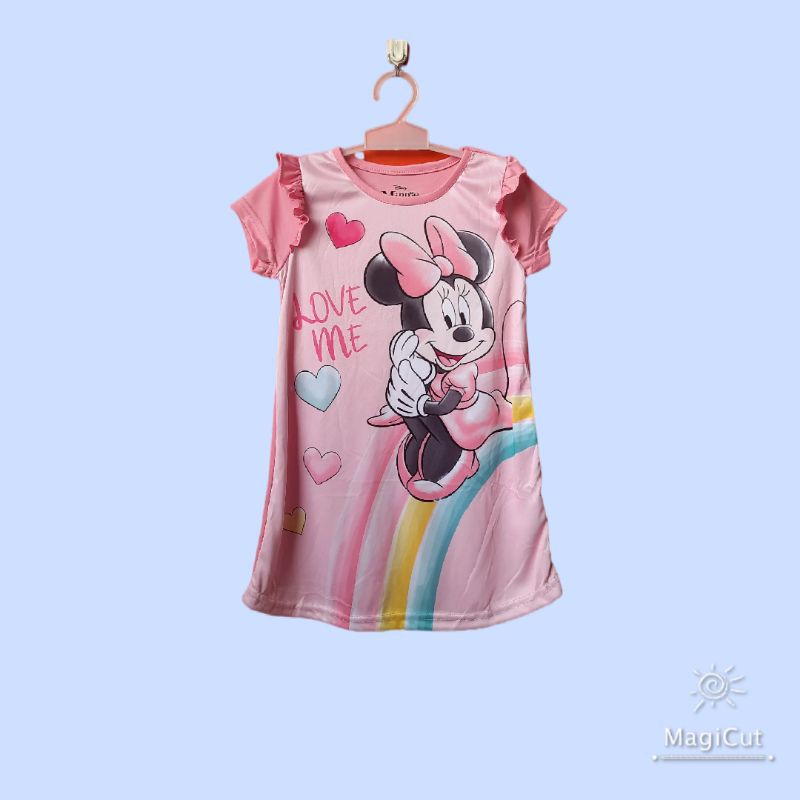 Baju Anak Disney, Dress Anak Perempuan, daster anak karakter Disney, Pakaian Daster Anak