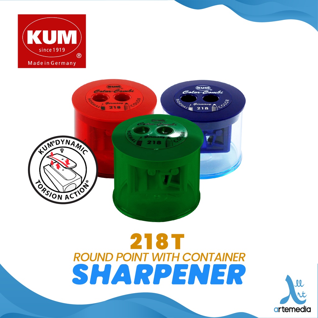 

KUM Sharpener 218T Round Point Container