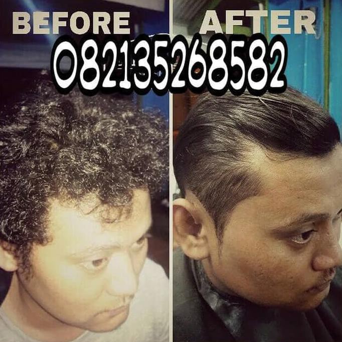 krim pelurus rambut tanpa catok