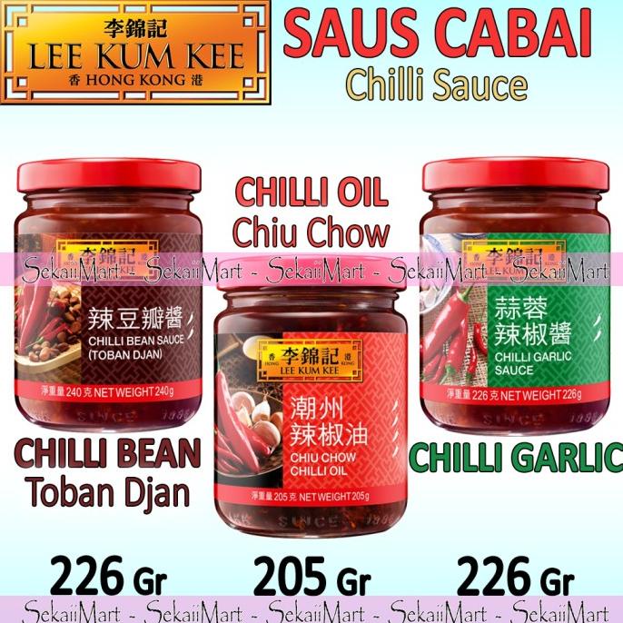 

LEE KUM KEE Chili Sauce Chilli Oil / Garlic / Bean - LKK Saus Cabai