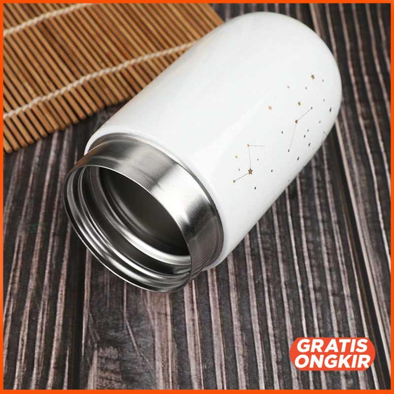 Gelas Botol Tumbler Kopi Teh Stainless Steel 200ml - JQ059