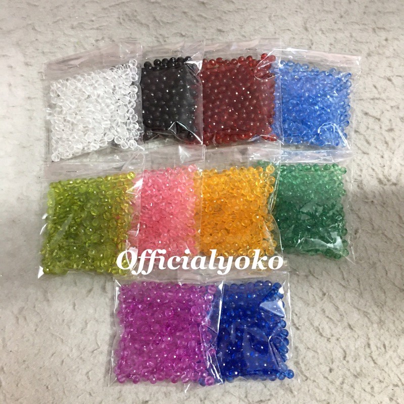 6mm Manik Aklirik / Globe / Bola Dunia / Lampion 6mm (30gram)