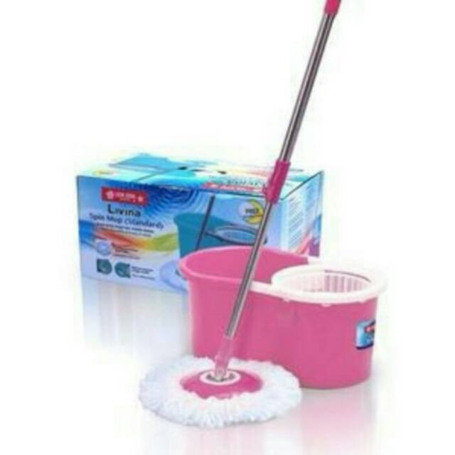 Lion Star Livina Spin Mop BM45 Pembersih Lantai Rumah