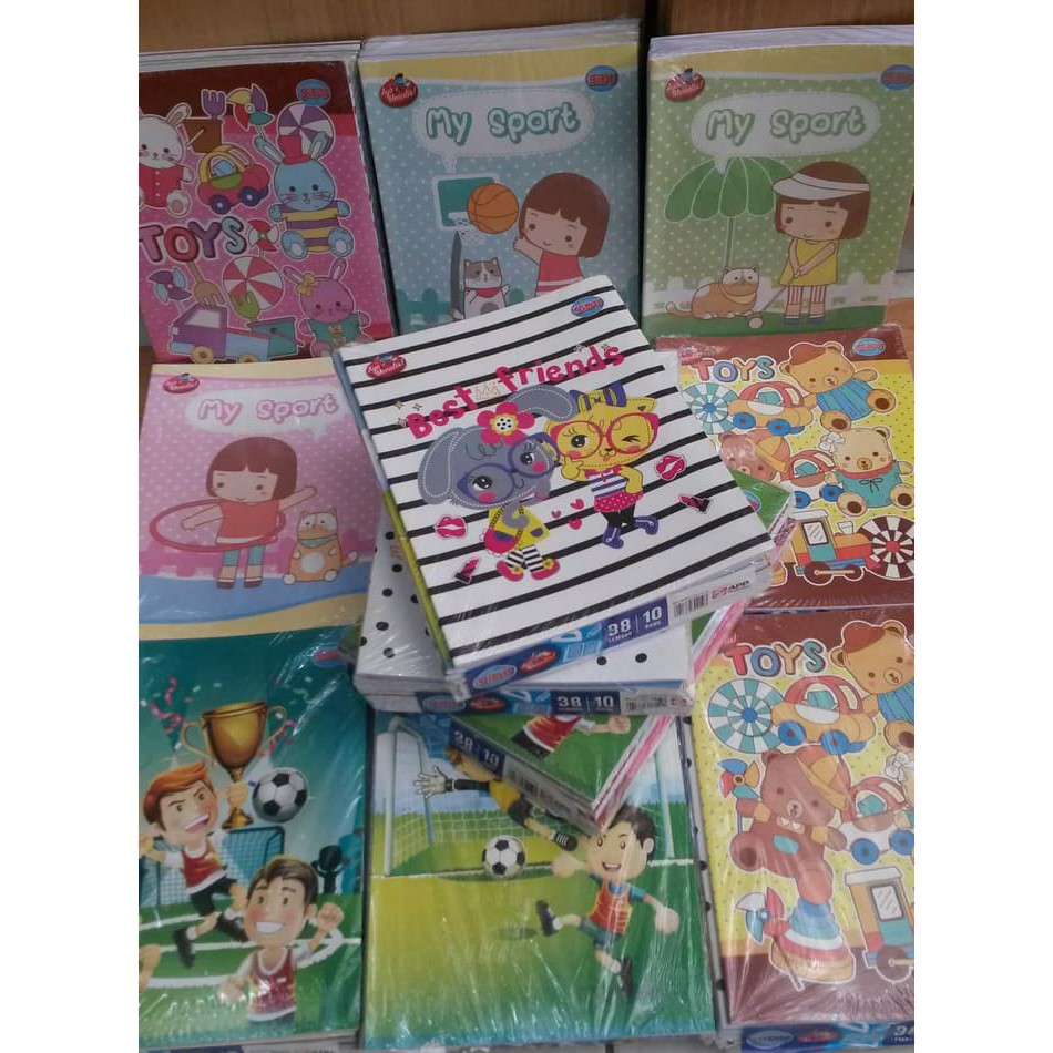 

RB Buku Tulis Sinar DUNIA / SIDU 38 Lembar X 10 Buku Termurah