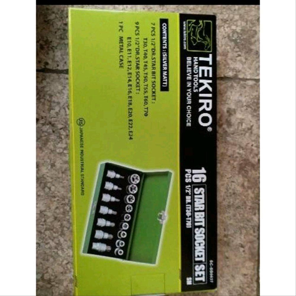mata shock bintang 16pcs tekiro kunci shock kunci cvt kunci ring kunci