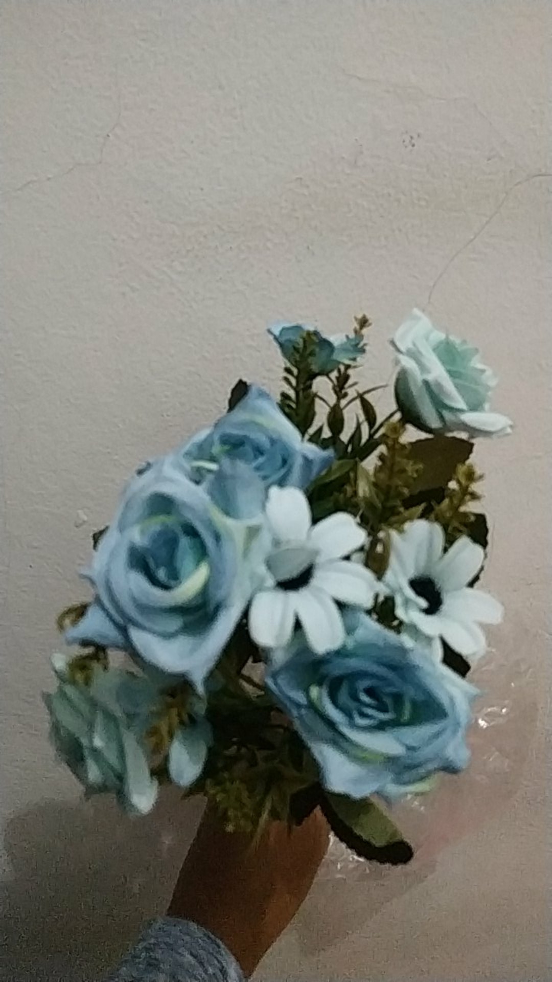 Bunga Artificial Rose Setangkai Buket Dekorasi Ruangan - Af28