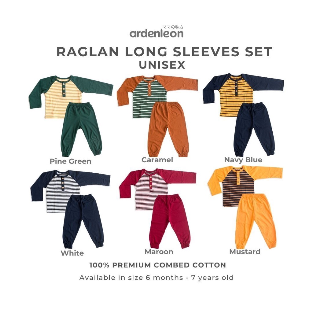 Ardenleon - Raglan Long Sleeves Set