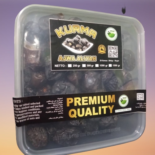 

Kurma Ajwa Premium Aliyah 1kg Original