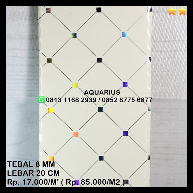 Plafon Pvc Nusahome White Based 15 ( Bpk. Arief - Ciledug )