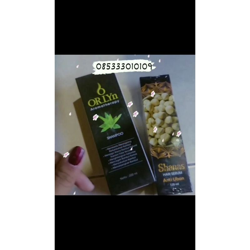 PAKET HEMAT SOLUSI MENGATASI UBAN RAMBUT hair serum anti uban shampo uban orlyn