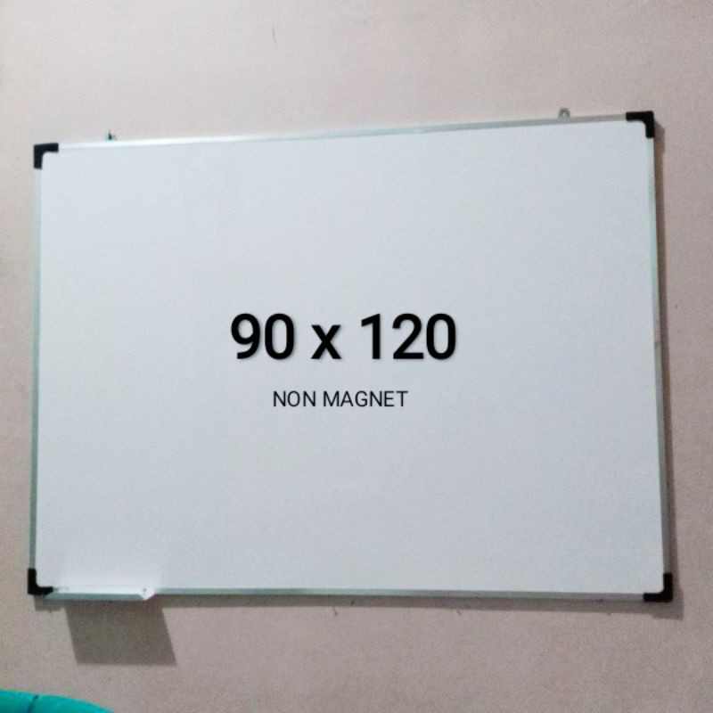 whiteboard papan tulis supper 90 x 120 cm