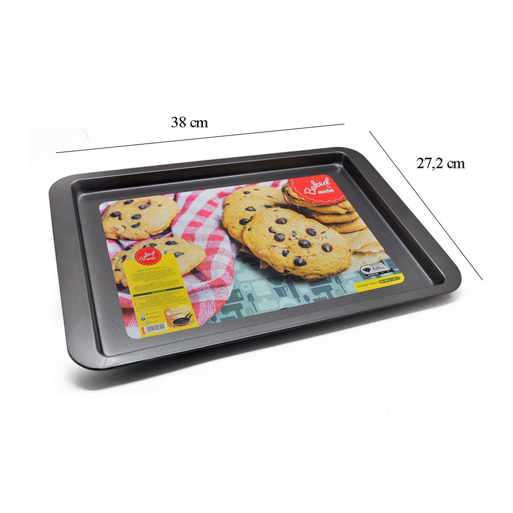 MAXIM BAKEWARE COOKIE SHEET 38 x 27.2 x 2 cm LOYANG KUE CAKE ANTI LENGKET - BWCS(ZX)38