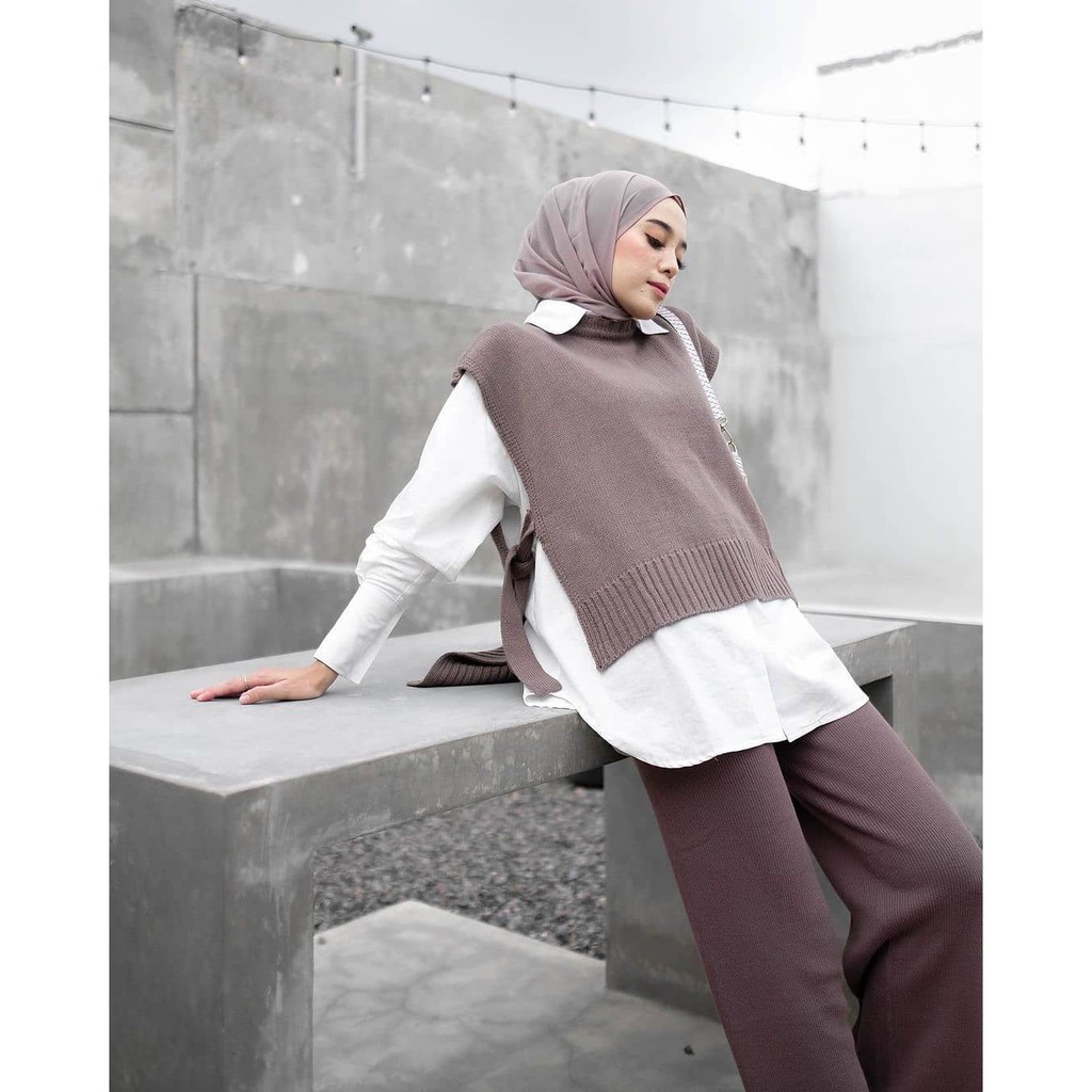 VEST RAJUT TALI / LOVA VEST / ROMPI RAJUT KNITTED / GOOD QUALITY /COD