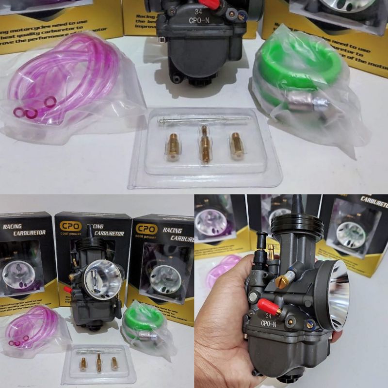 KARBU PWK CPO 34 AIRSTRAKE TUTUP BULAT SUDCO KEIHIN FREE PJ MJ JARUM KARET MANIFOLD CARBURATOR SETEL