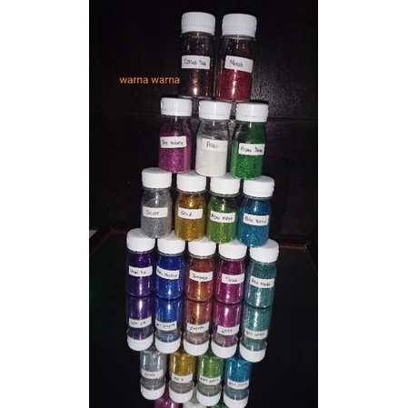 Glitter / Bubuk Glitter / Glitter Powder / Serbuk Gliter / Gliter Bubuk / Gliter/netto 25 gr