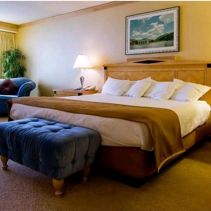 Sprei Hotel Polos Putih Katun Lokal Premium