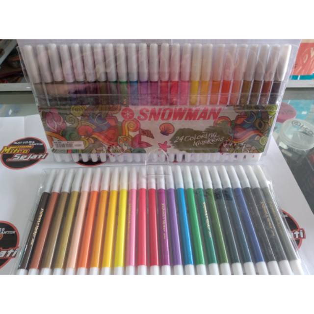 

Spidol snowman 24 warna