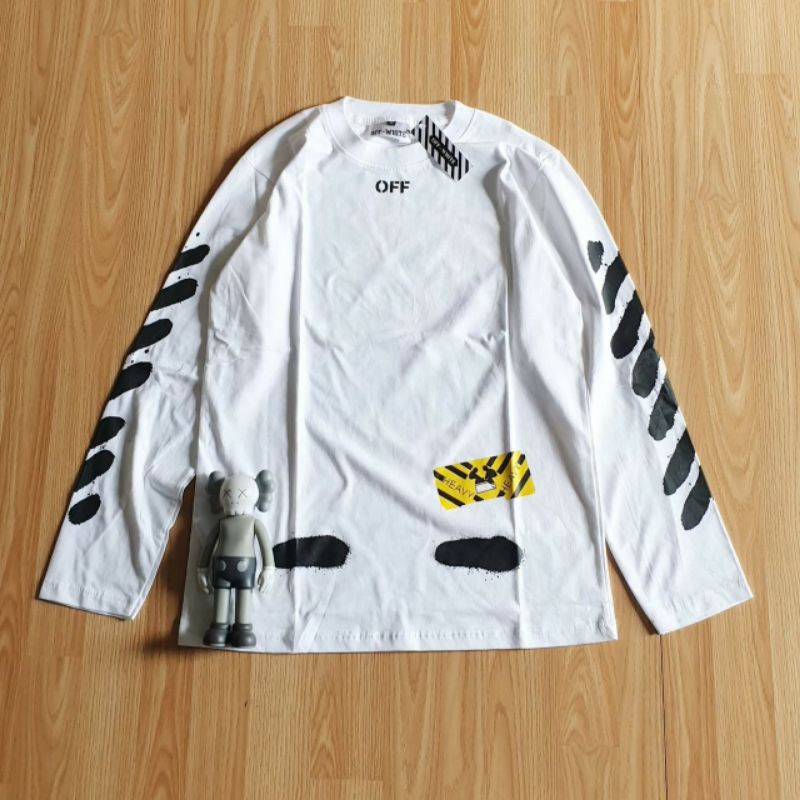 KAOS LENGAN PANJANG/LONGSLEEVE OFF WHITE SPREY WHITE