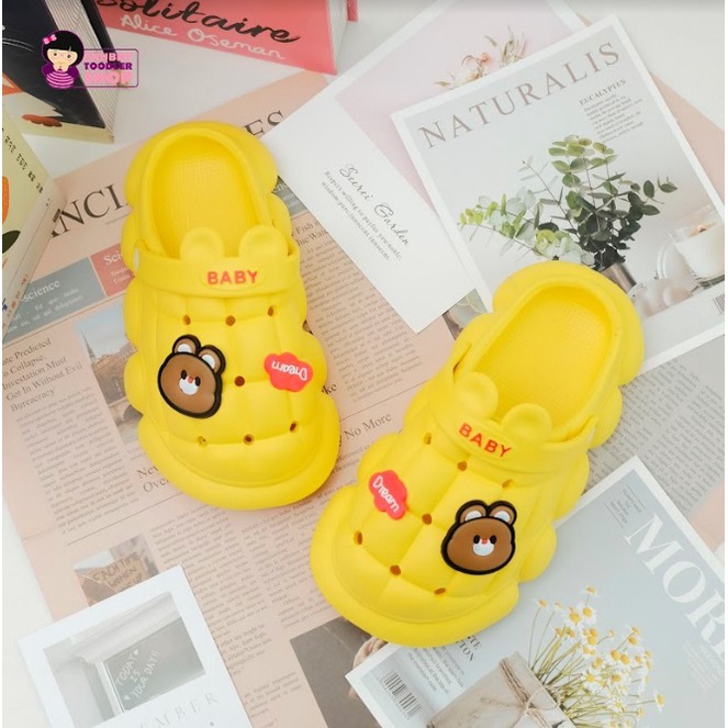 littlekiddoss SH2120N Sendal Bapao Anak Import Sandal Baim Eva Anak TERMURAH Sendal Karet Jelly 24-34