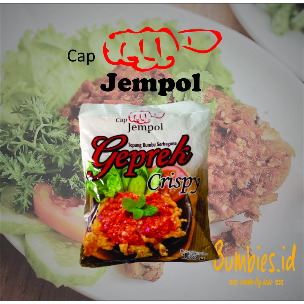 Tepung Bumbu Geprek Crispy Cap Jempol 150gram