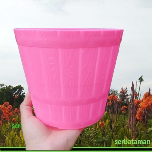 Pot Bunga Alexish 101 Pink 20 / Pot Tanaman / Pot Plastik