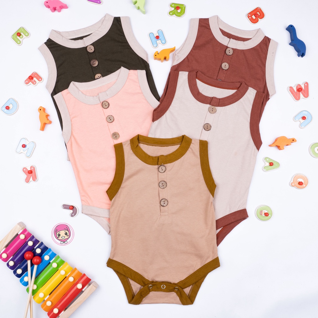 IL - Jumper Lullaby Sleveless Bodysuit Bayi | Playsuit Romper Baju Anak