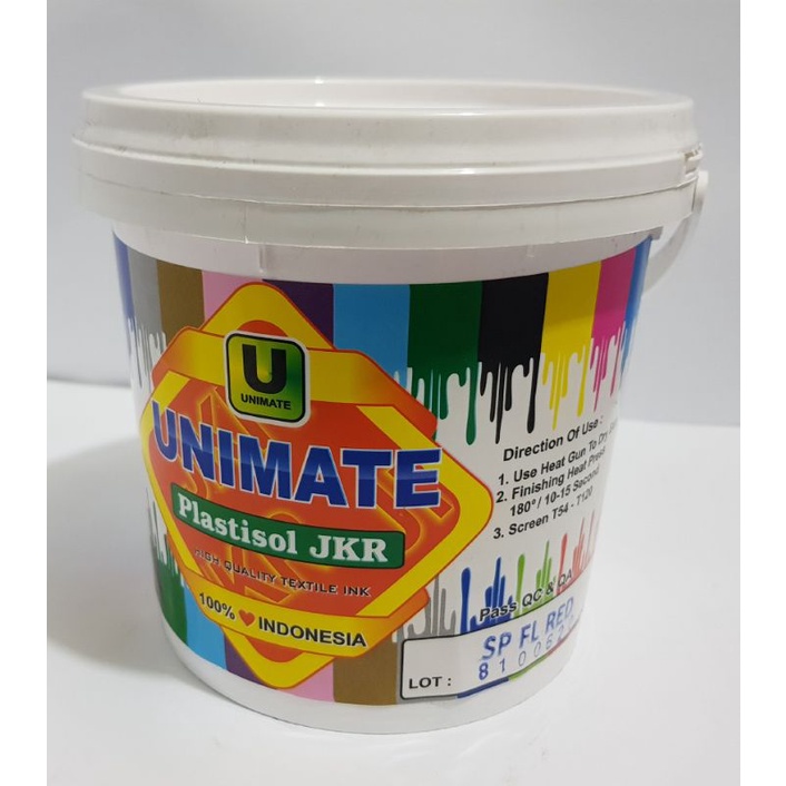

Plastisol Unimate JKR SP FL Red @1kg