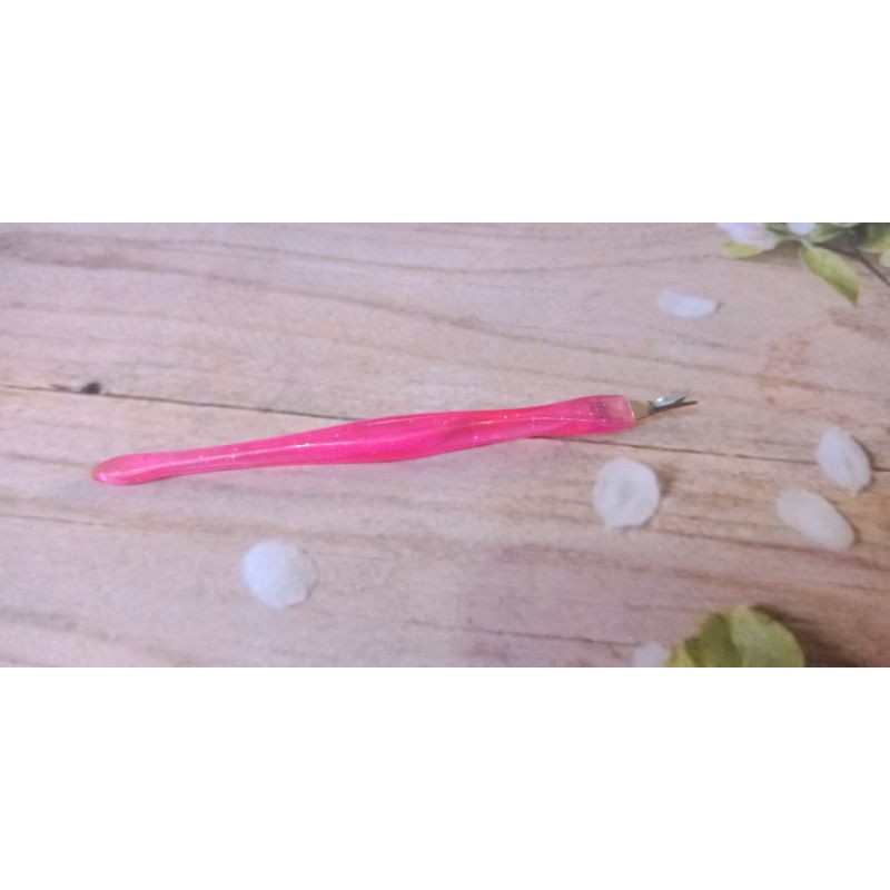 Cuticle fork nail art pemotong pendorong kutikula manicure lidah ular pedicure