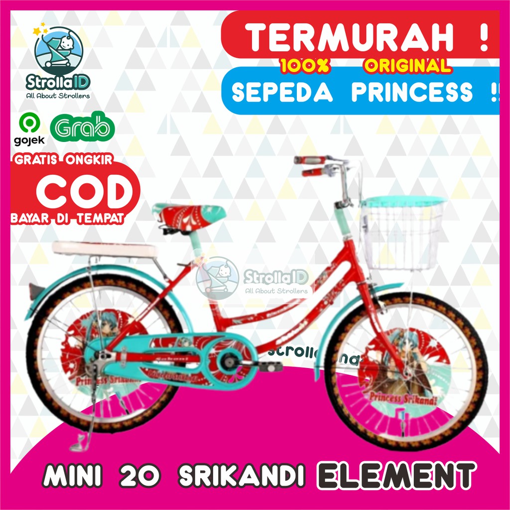 Sepeda Anak Mini 20 Srikandi Sepeda Lipat Folding Bike Sepeda ORIGINAL SNI
