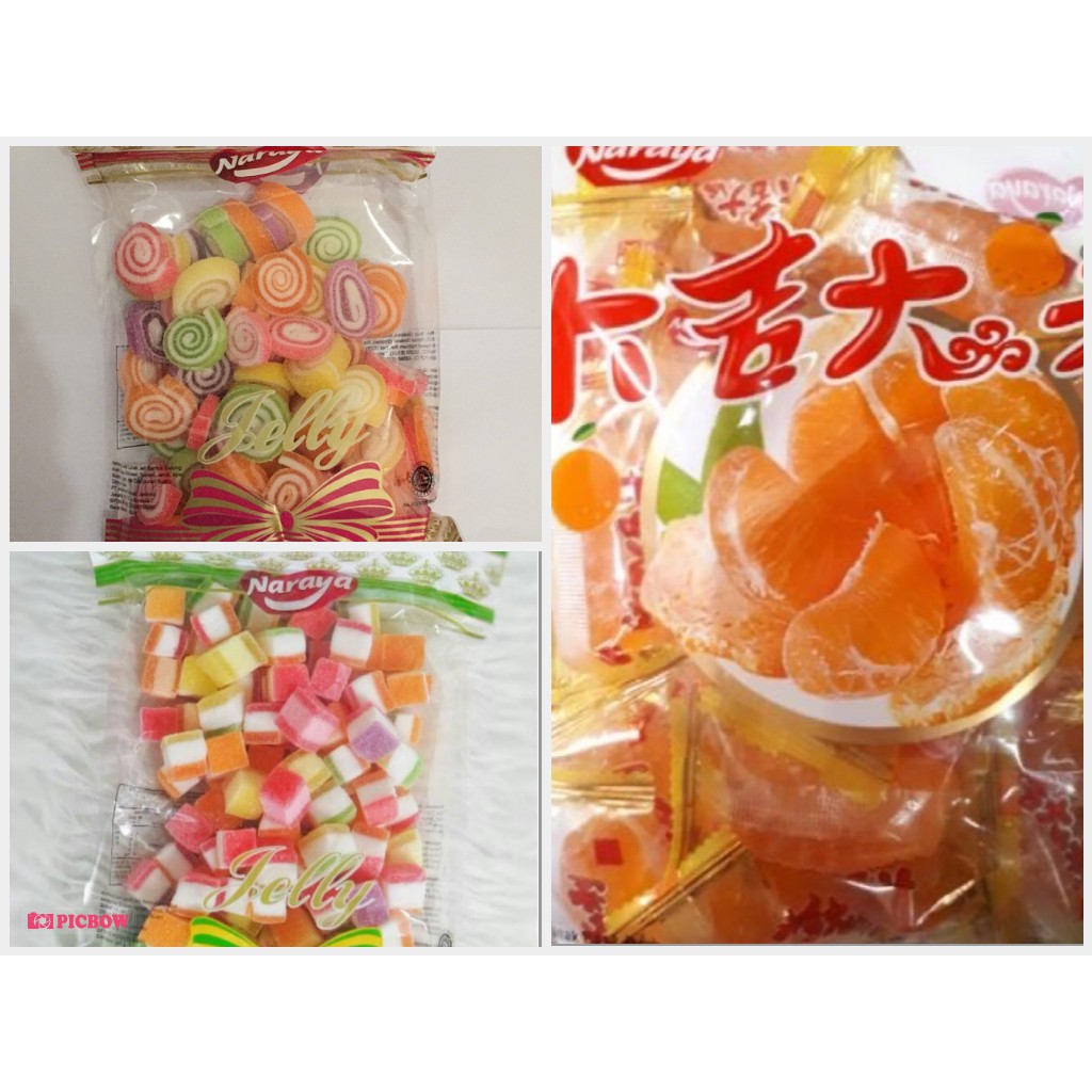 

Naraya Jeruk Mandarin 500gr | Jelly Jeruk | Cocok untuk Isi Hampers & Snack Parcel Lebaran