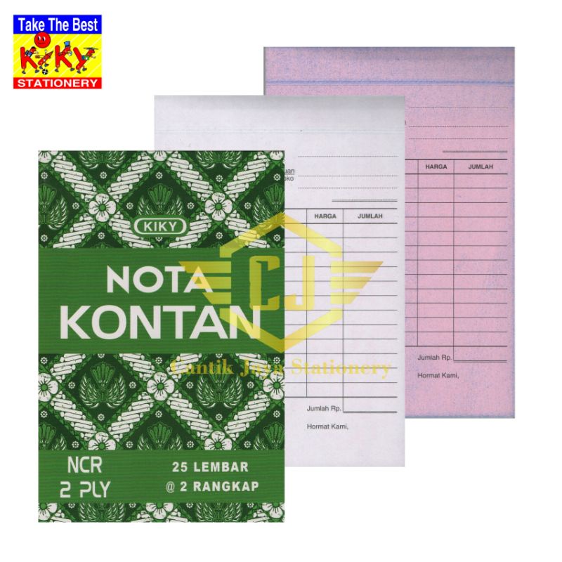 Jual Buku Nota Kiky Nota Kontan Kecil Ncr Ply Rangkap K Per Buku Shopee Indonesia