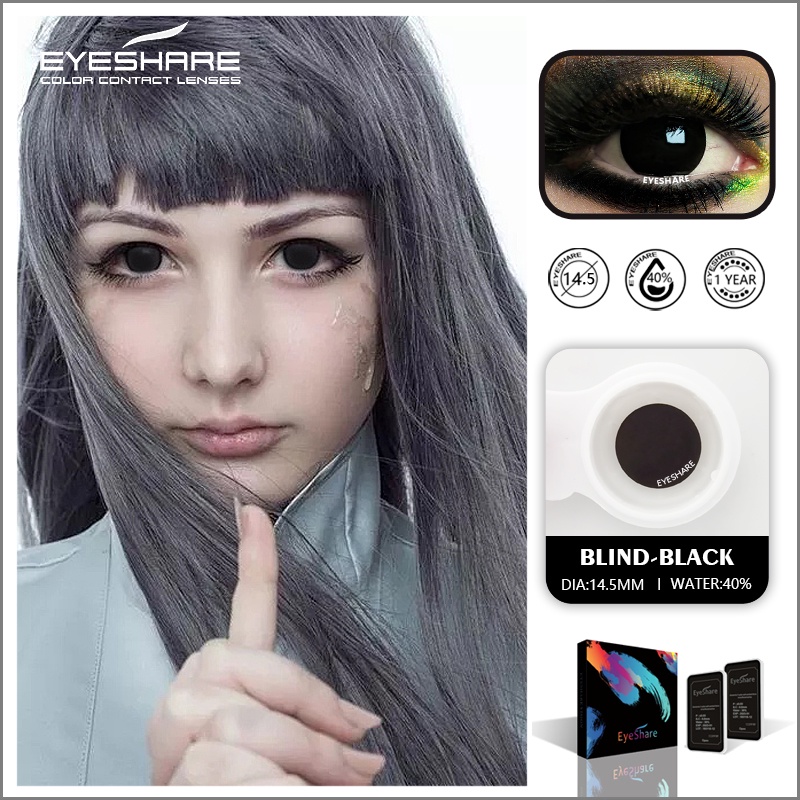 [✅COD] Softlens / Kontak Lensa berwarna anime cosplay game halloween Costumes series softlens mata korea normal minus (0.00) white mesh red/CRAZY softlens mata kucing color free lenscase