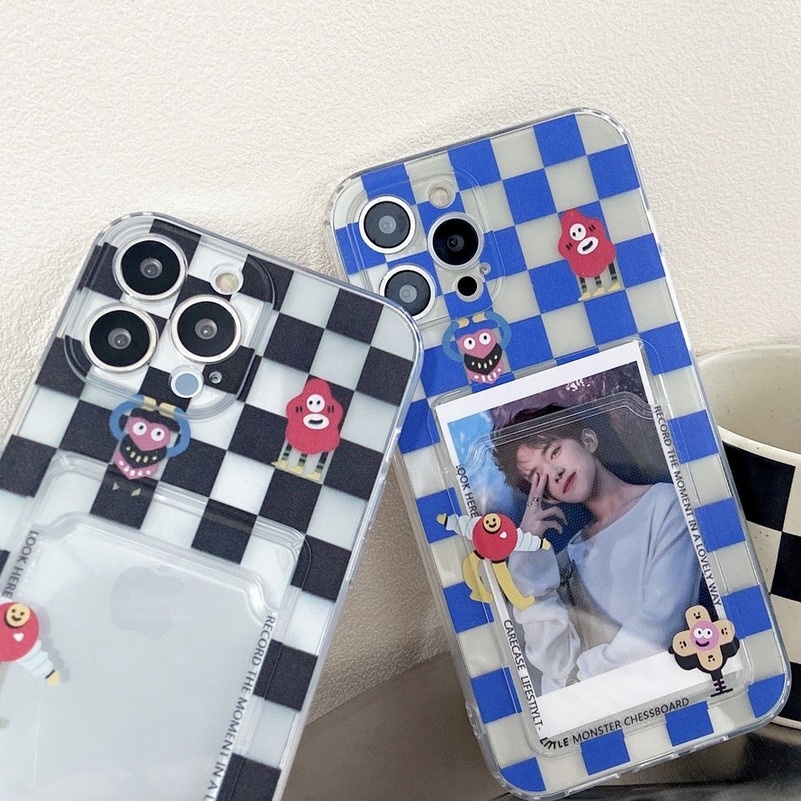 Soft Case Hp Gambar Kartun Untuk Phone Case Compatible for iPhone 14 13 12 11 Pro Max X XR XS Max SE 2020 iPhone 8 7 Plus Cute Cartoon Character Precision Hole Anti-dirty Shockproof Protective Cover