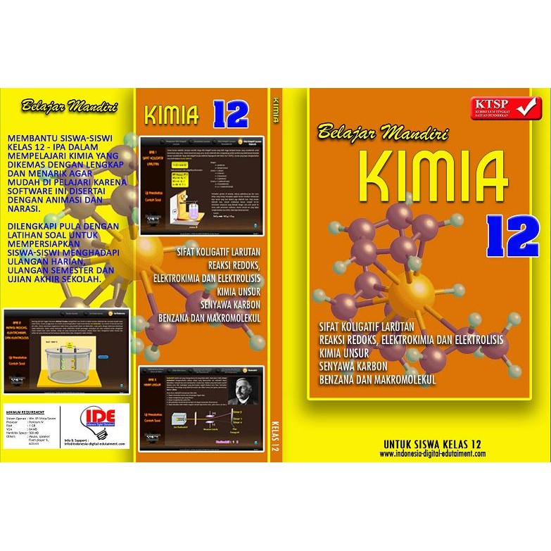 CD Pelajaran Kimia SMA Kelas 12 KTSP