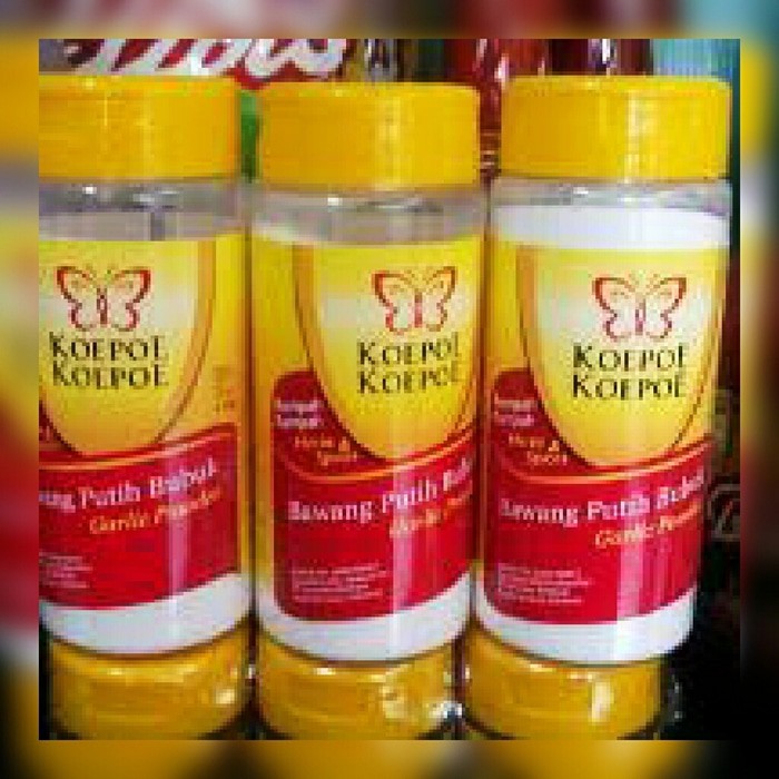 

BIG SALE BAWANG PUTIH BUBUK KOEPOE KOEPOE, GARLIC POWDER 130GRAM !!!