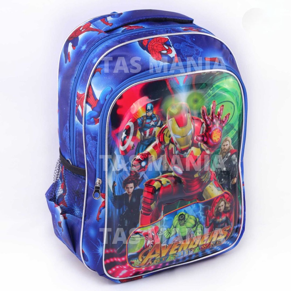 Tas Ransel Anak Laki Laki Karakter - 4D Emboss Next Clarity Hologram - Tas 4D Timbul School Bag