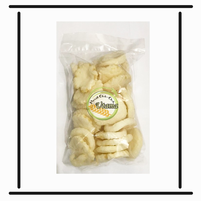 

Kerupuk Kemplang Ikan / krupuk ikan / kerupuk amplang ikan tengiri 180gr / snack kiloan kemplang