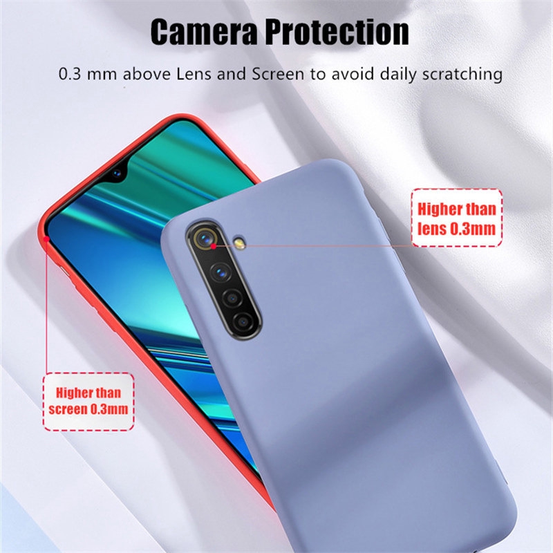 Soft Case Bahan Silikon Untuk Realme 8 5G Realme 7i /6i / 6 Pro Realme 5i /5 Pro Realme C17 C11 C3 Realme 3