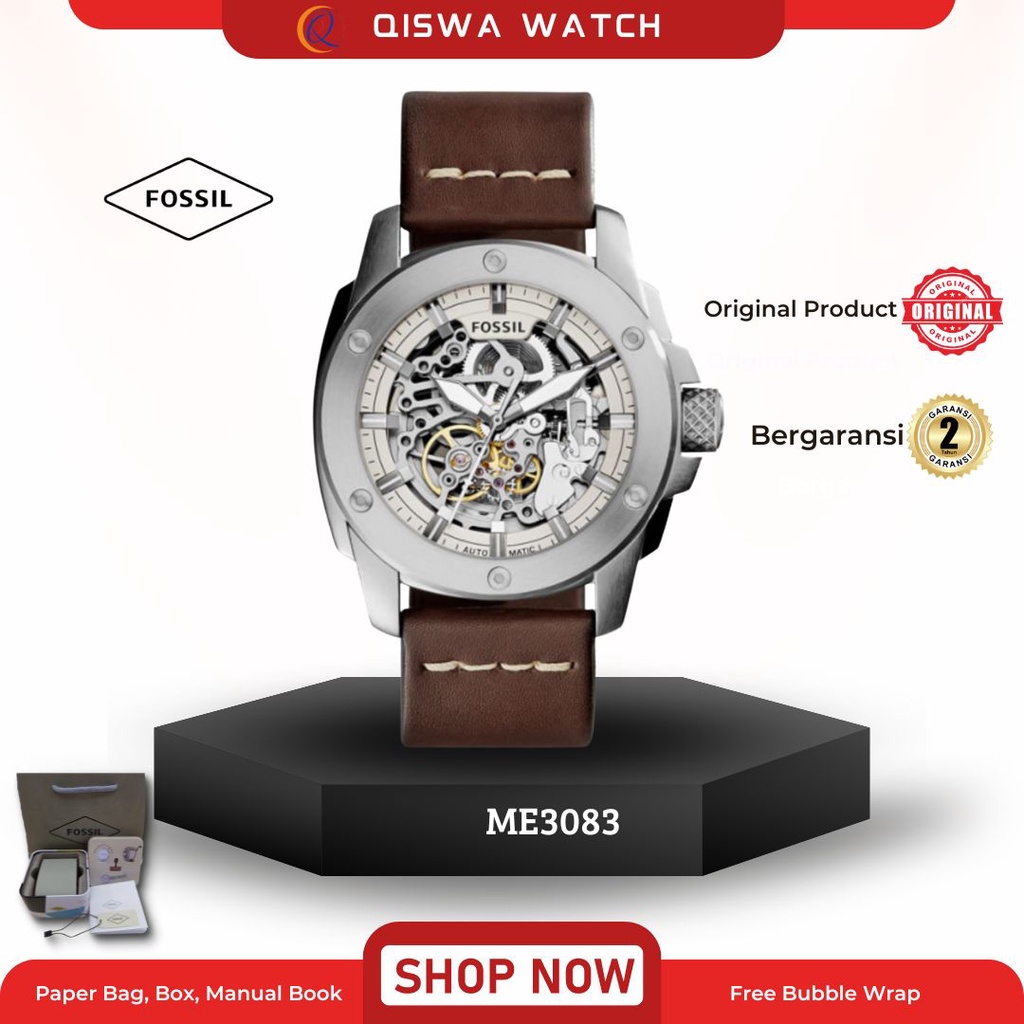 JAM TANGAN PRIA MEWAH  Fossil ME 3083 Original / Fossil ME3082 Automatic