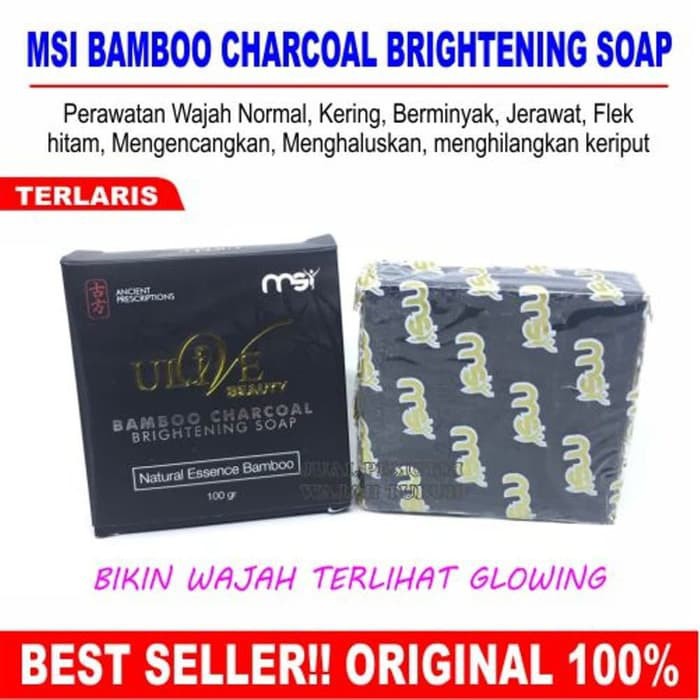 Sabun Bamboo Charcoal MSI Original / Sabun Bamboo Murah