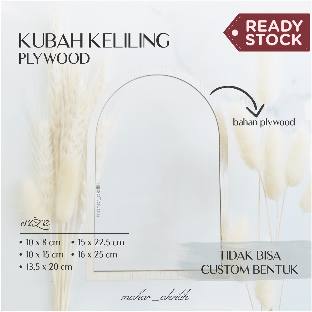 Kubah Keliling Plywood | Hiasan Mahar Bentuk Kubah Keliling Dekorasi Mahar