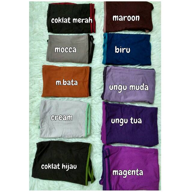 Pashmina Anak set inner spandex rayon ”Redsun”