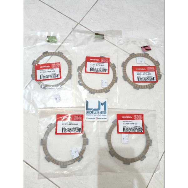 KAMPAS KOPLING SET CRF 150 MEGAPRO MONO VERZA ORIGINAL AHM 22201MR8001 & 22201KPM850 ORIGINAL