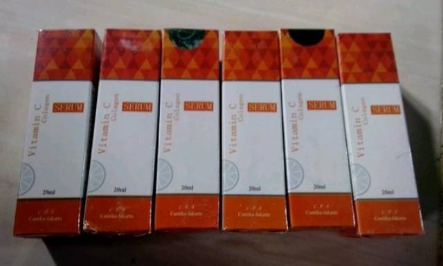 Serum Vitamin C E Collagen  CV Cantika, Collagen Sapi Bovine, HALAL