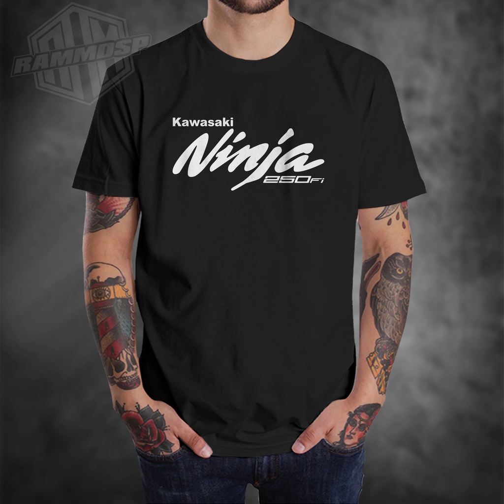 Kaos Kawasaki Ninja fi Kaos Ninja 250 fi Kaos Baju Otomotif