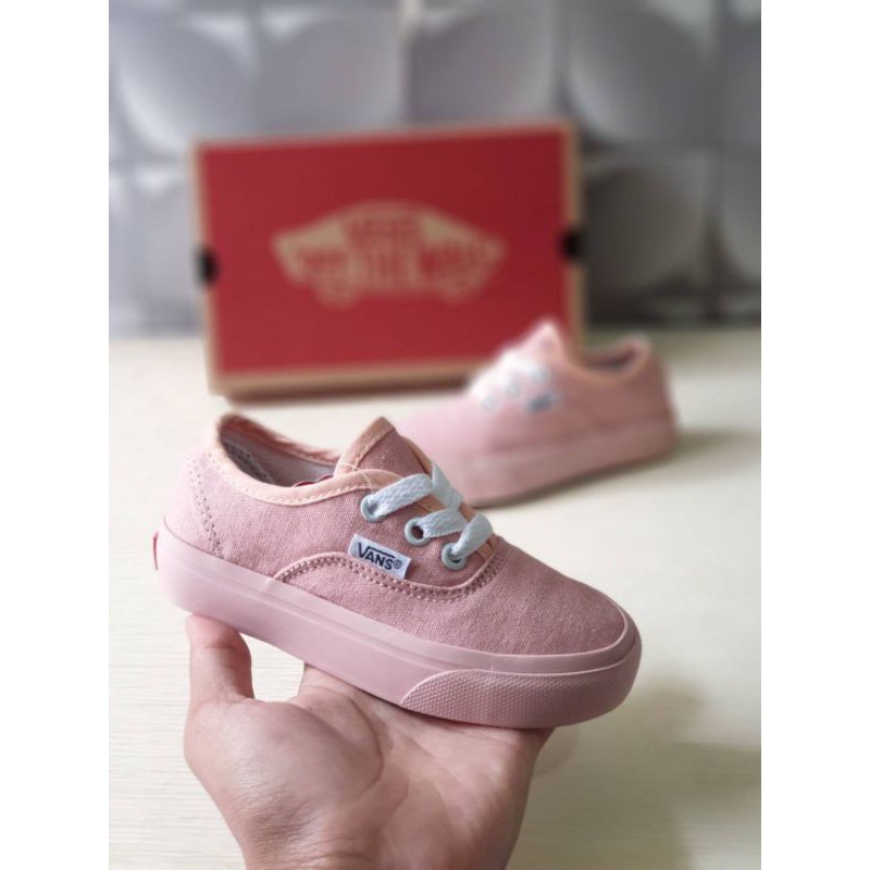 SEPATU ANAK PEREMPUAN VANS AUTHENTIC ANAK PEACH PREMIUM HIGH QUALITY KADO KIDS