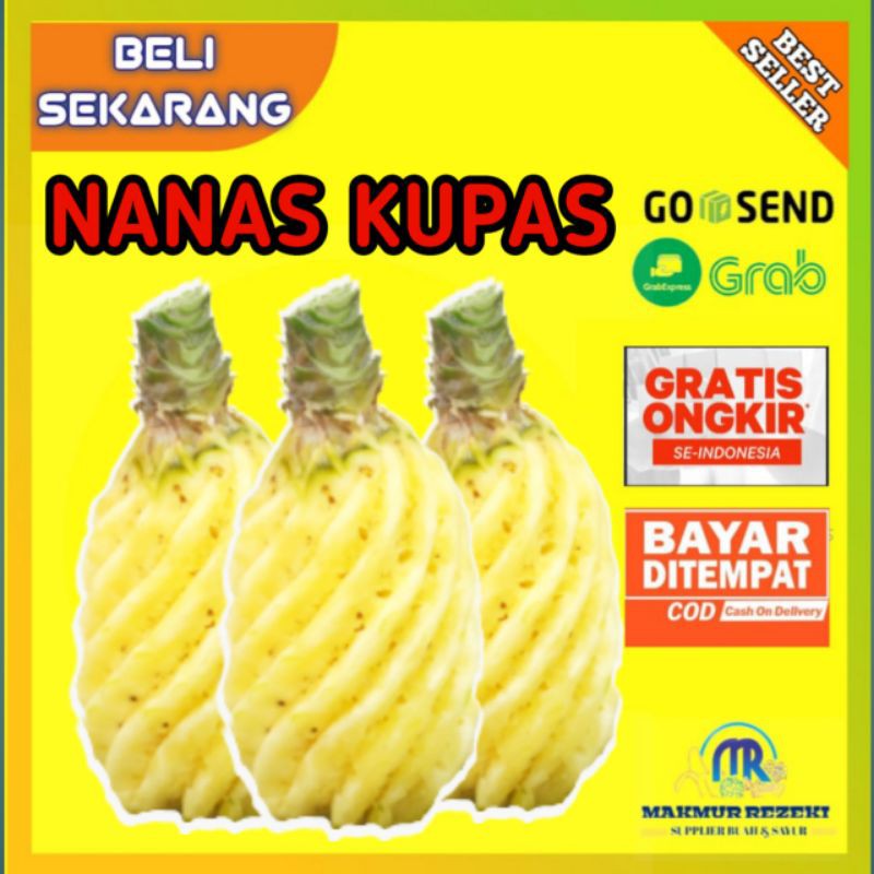 

BUAH NANAS PALEMBANG KUPAS PARUT MANIS SEGAR UNTUK SELAI ASINAN PETIS RUJAKAN HARGA PER 1 BUAH