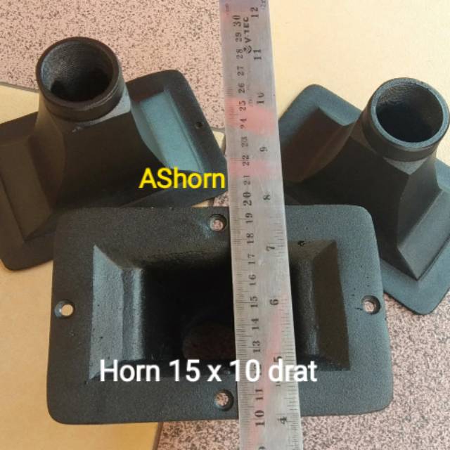 Horn 15 x 10 drat - Horn corong driver tweeter Aluminium diral